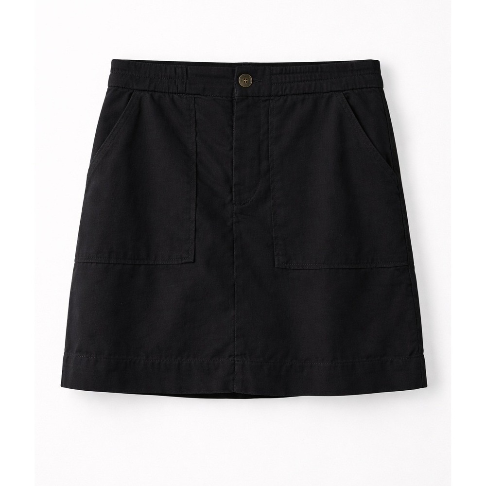 LOFT Patch Pocket Mini Shift Skirt Black Size M NWT